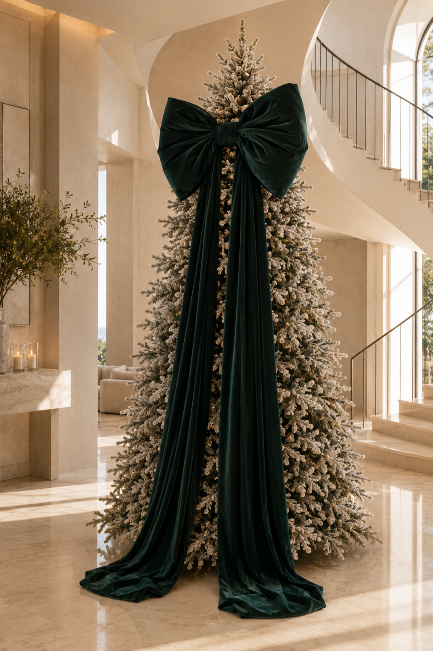 The Grand Bow Emerald Velvet