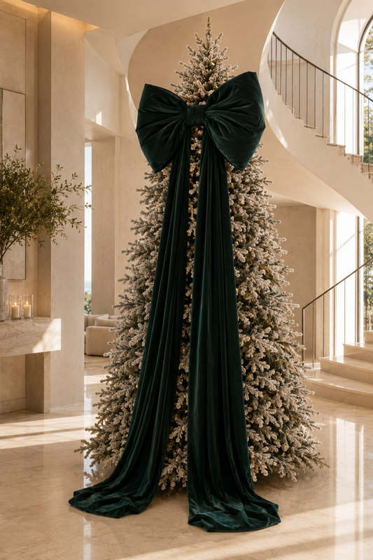 The Grand Bow Emerald Velvet