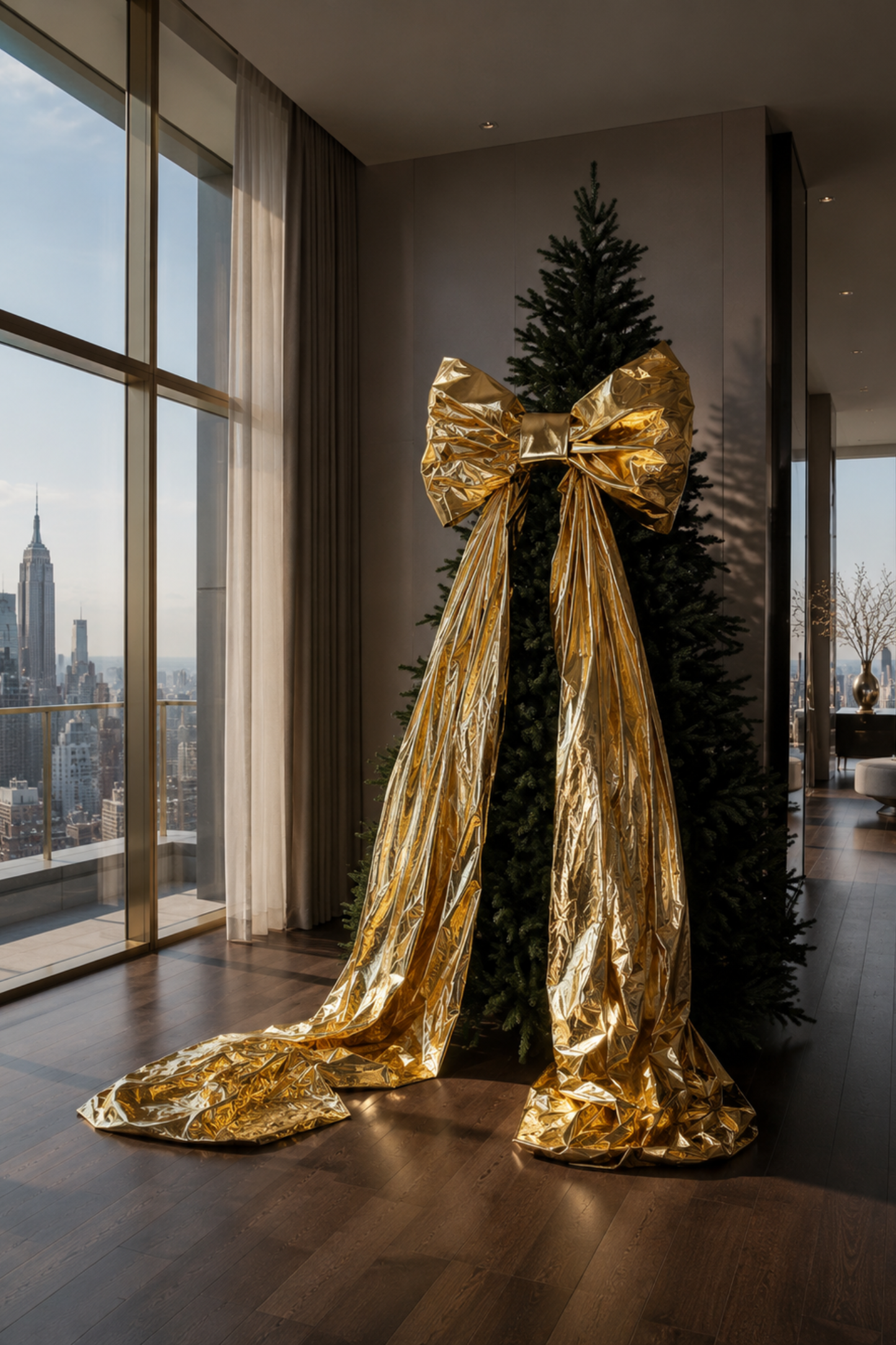 The Grand Bow Liquid Gold