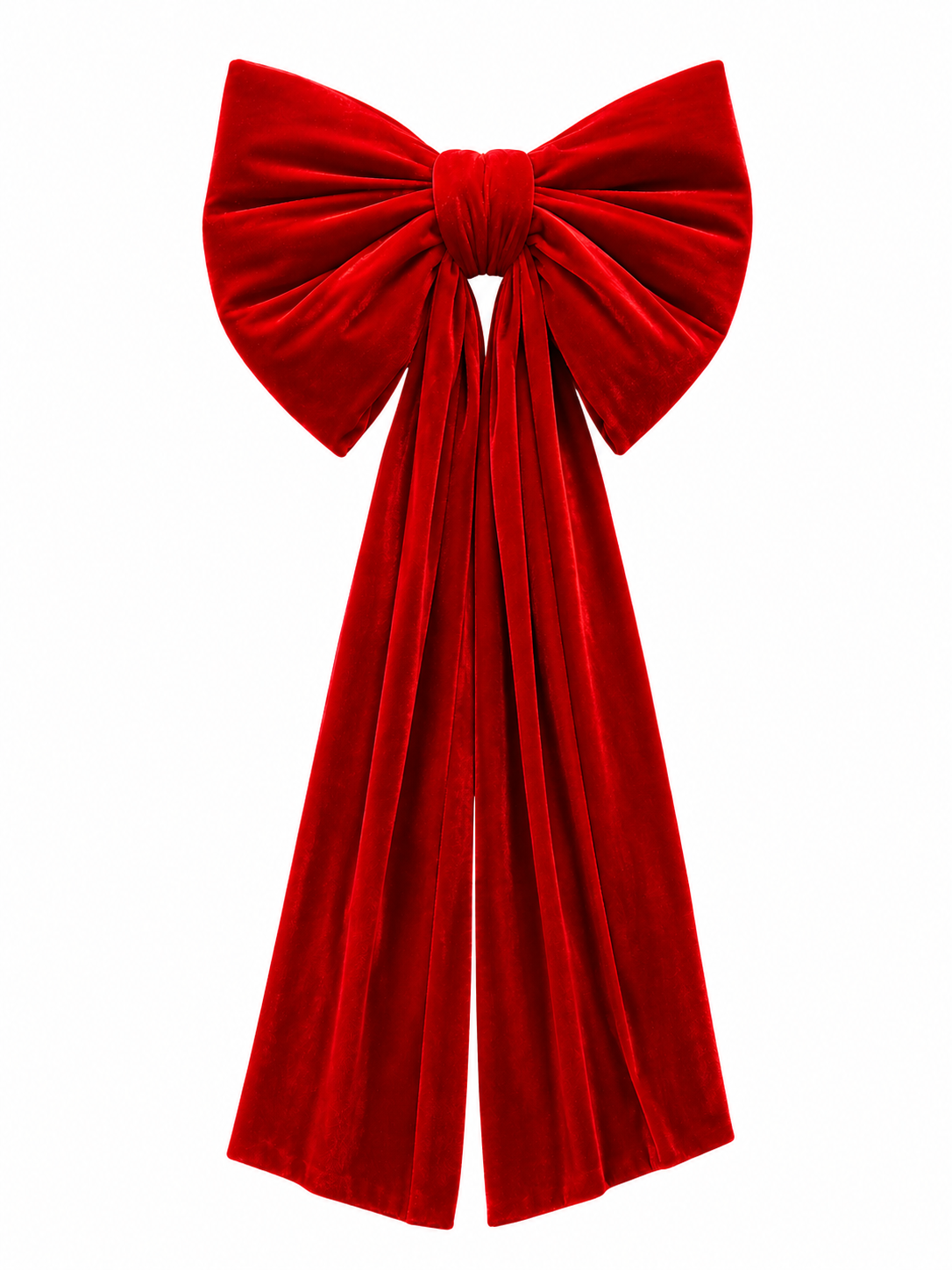 The Grand Bow Bordeaux Velvet